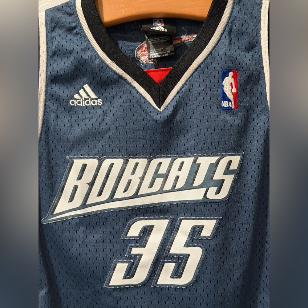 Vintage Adidas Adam‎ Morrison Charlotte Bobcats Jersey Youth Large Bin 2 - Picture 2 of 7